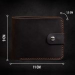 Torross™ Bifold Wallet Portfel Brązowy